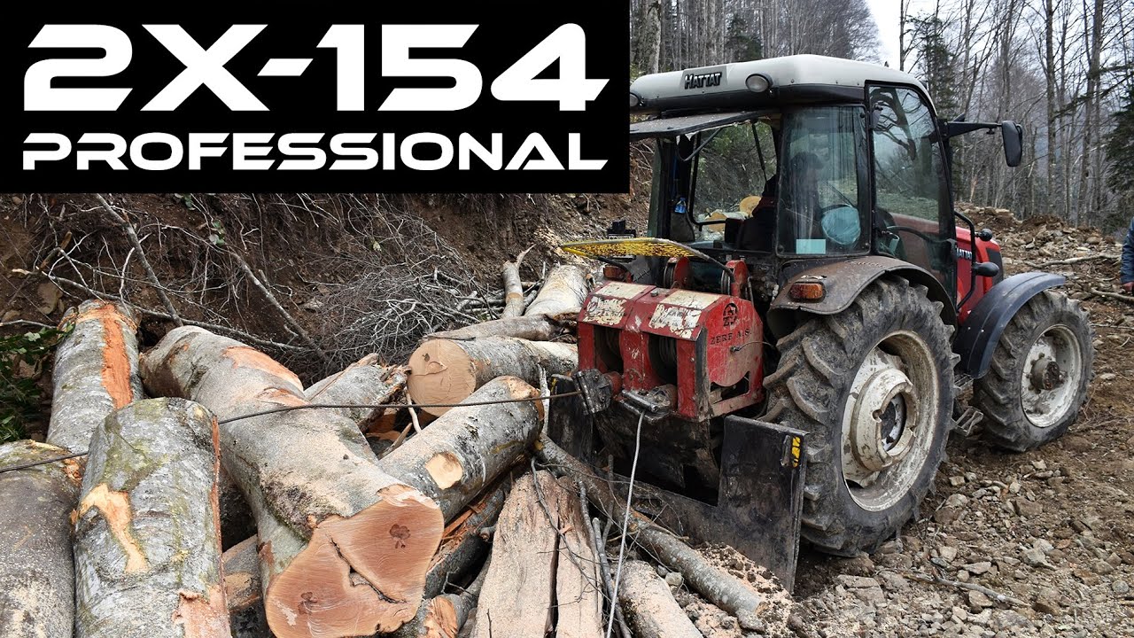 Zere 2X-154 Pro - Tomruk Çekme Vinci - Forestry Winch