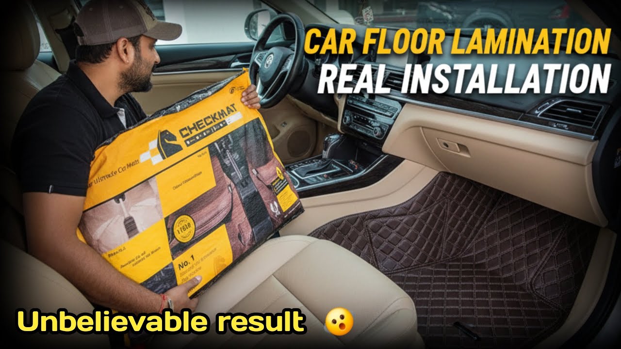 Best way to protect your car floor | Complete car floor lamination