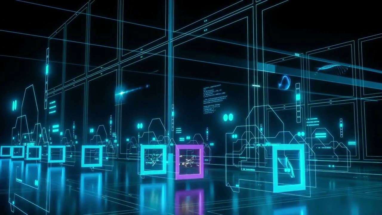 Artificial intelligence stock video |3D Render Copyright Free Video | pixadisc