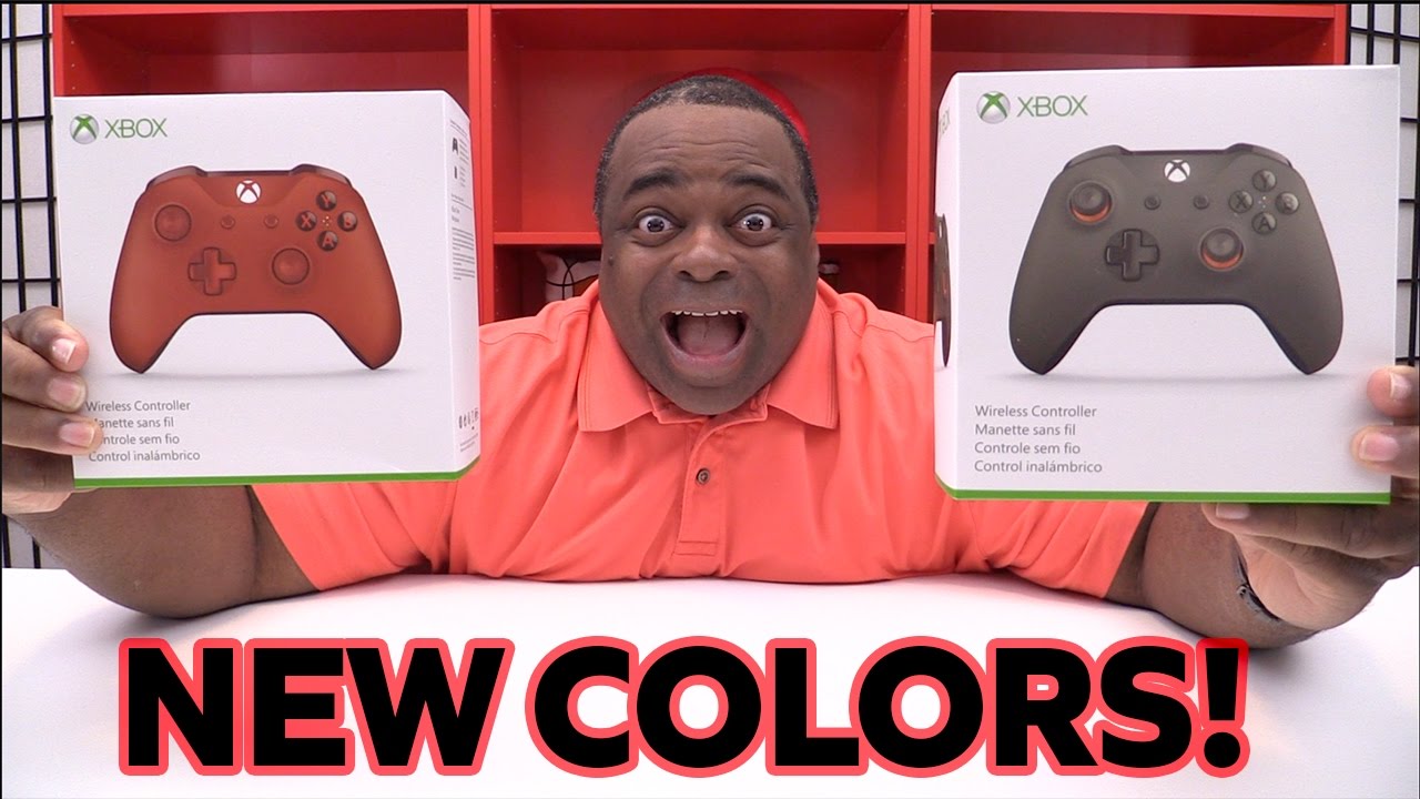 NEW Xbox One Controllers UNBOXING! [THE COLORS!]