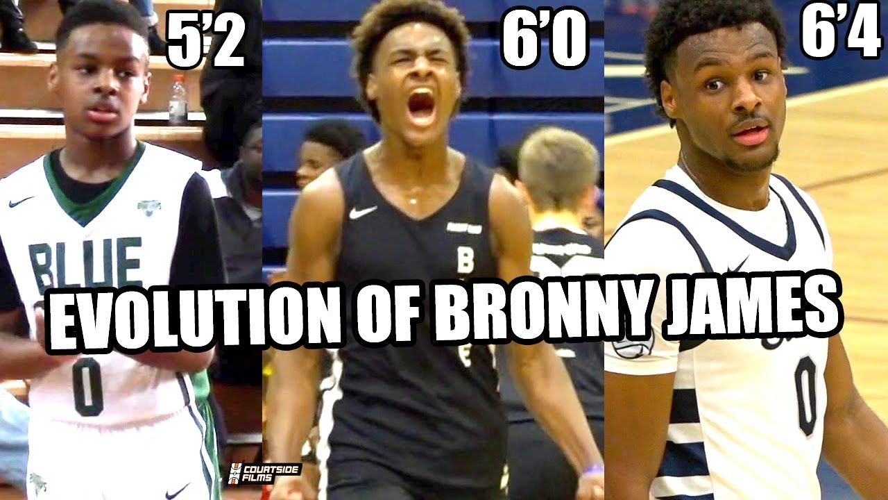 BRONNY JAMES IS AN NBA PROSPECT!! LeBron’s Son Evolution from 5th Grade to Now!