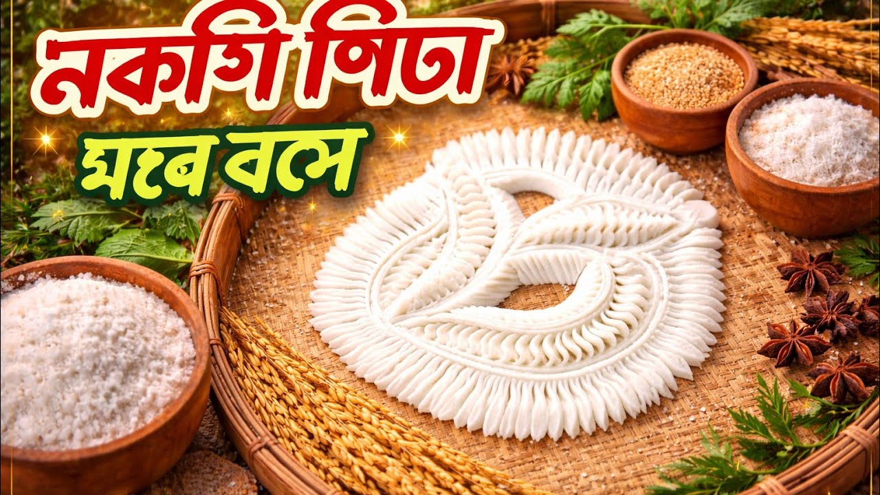 ঐতিহ্যবাহী চমৎকার নকশি পিঠার ডিজাইন #Easy make nakshi pitha desing 