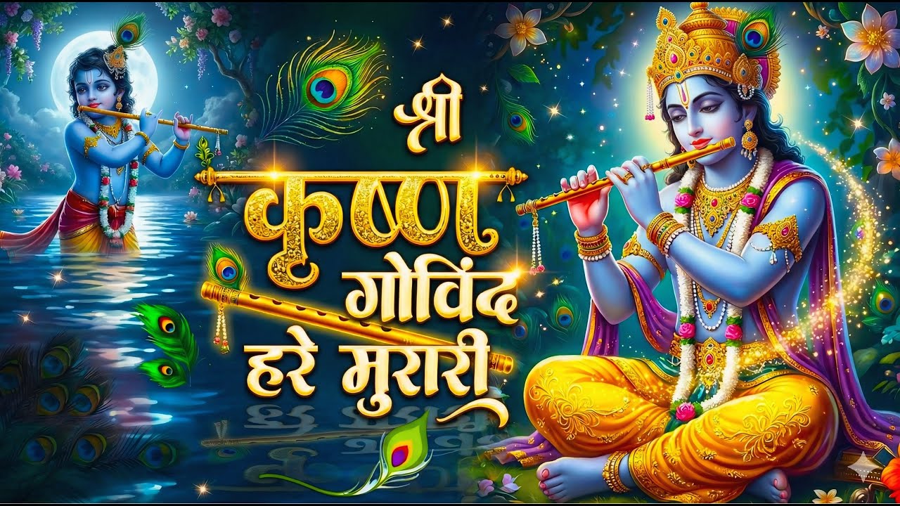 श्री कृष्णा गोविन्द हरे मुरारी   भजन   Shri Krishna Govind Hare Murari   Krishan Bhajan 2026