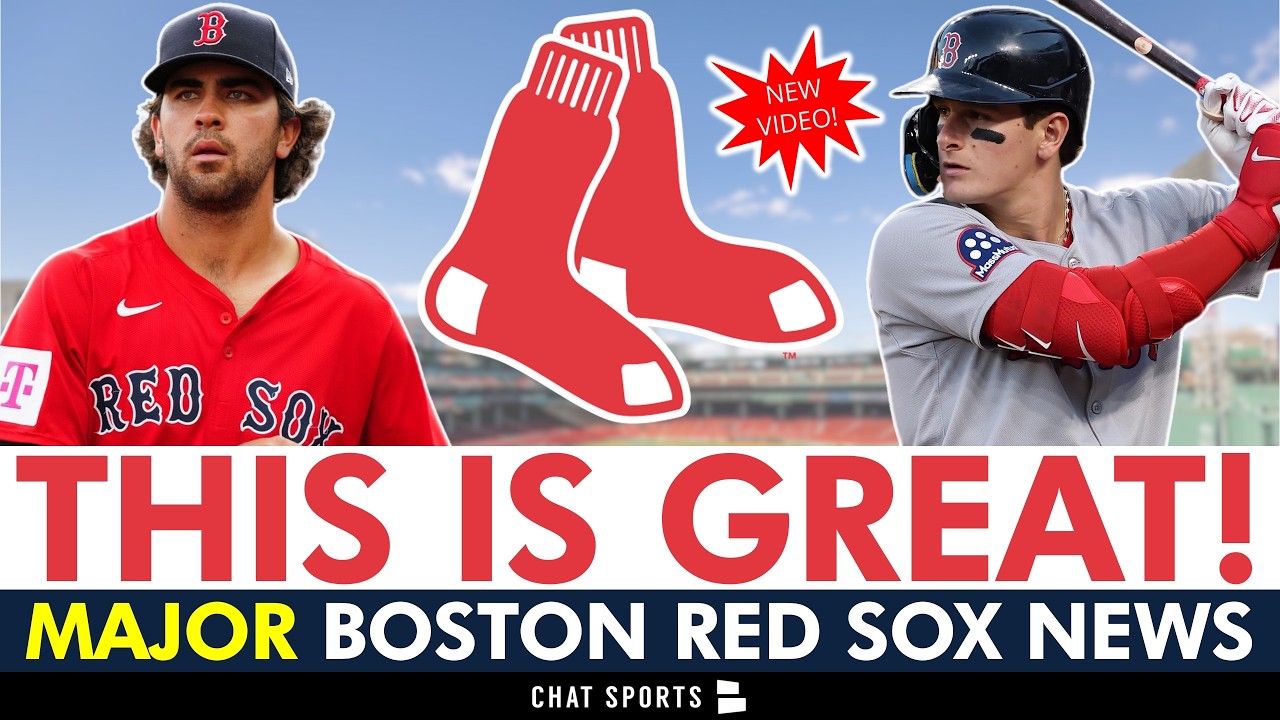 Red Sox Get A TRIPLE DOSE Of Great News On Roman Anthony & Marcelo Mayer | Red Sox News