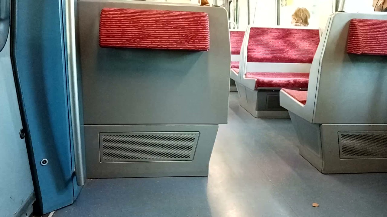 U Bahn Hamburg DT4.2 134-1 von Wandsbeker Chaussee nach Farmsen mit pfeifendem Sound