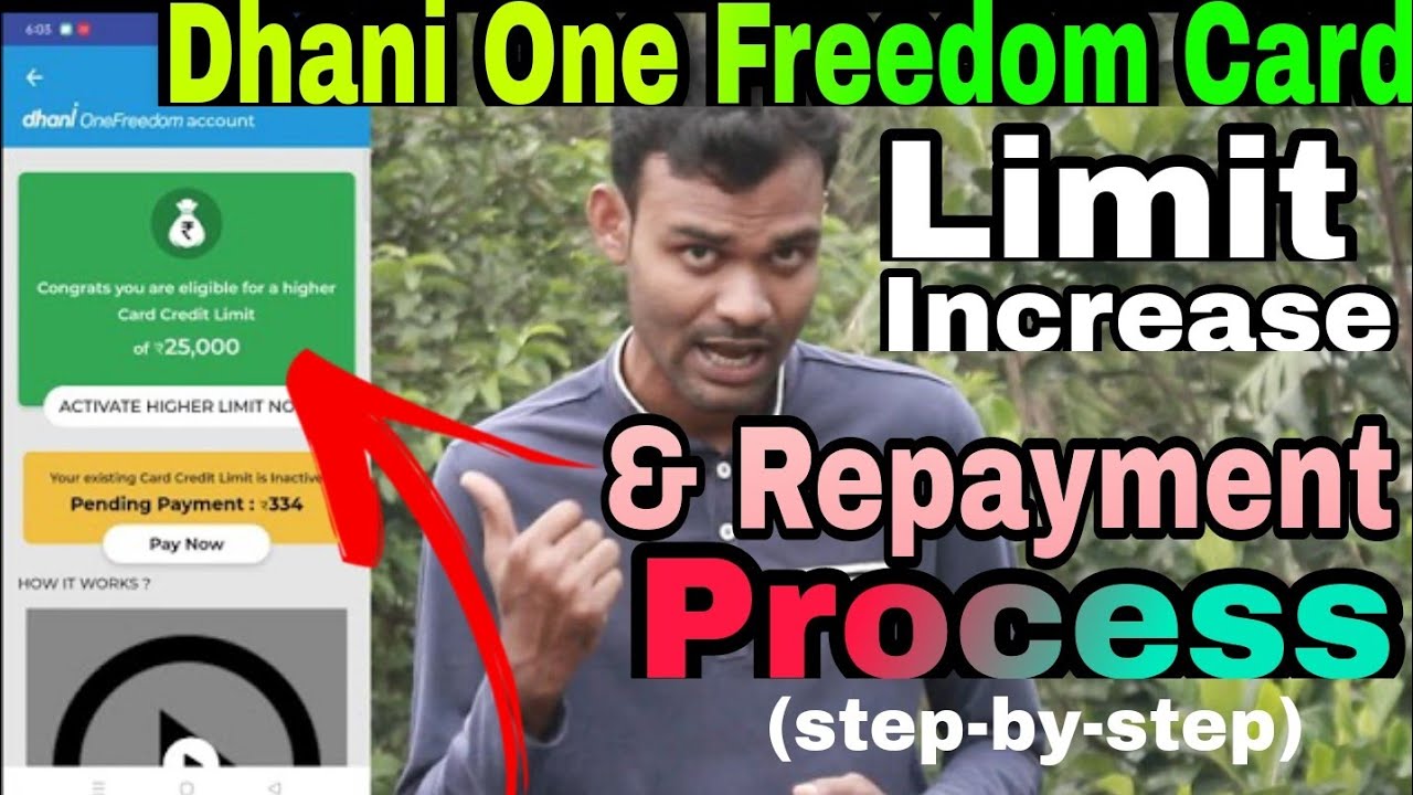 Dhani Freedom Card Limit Increase Tips And Repayment Process 🔥👍 | ( Step-by-step)