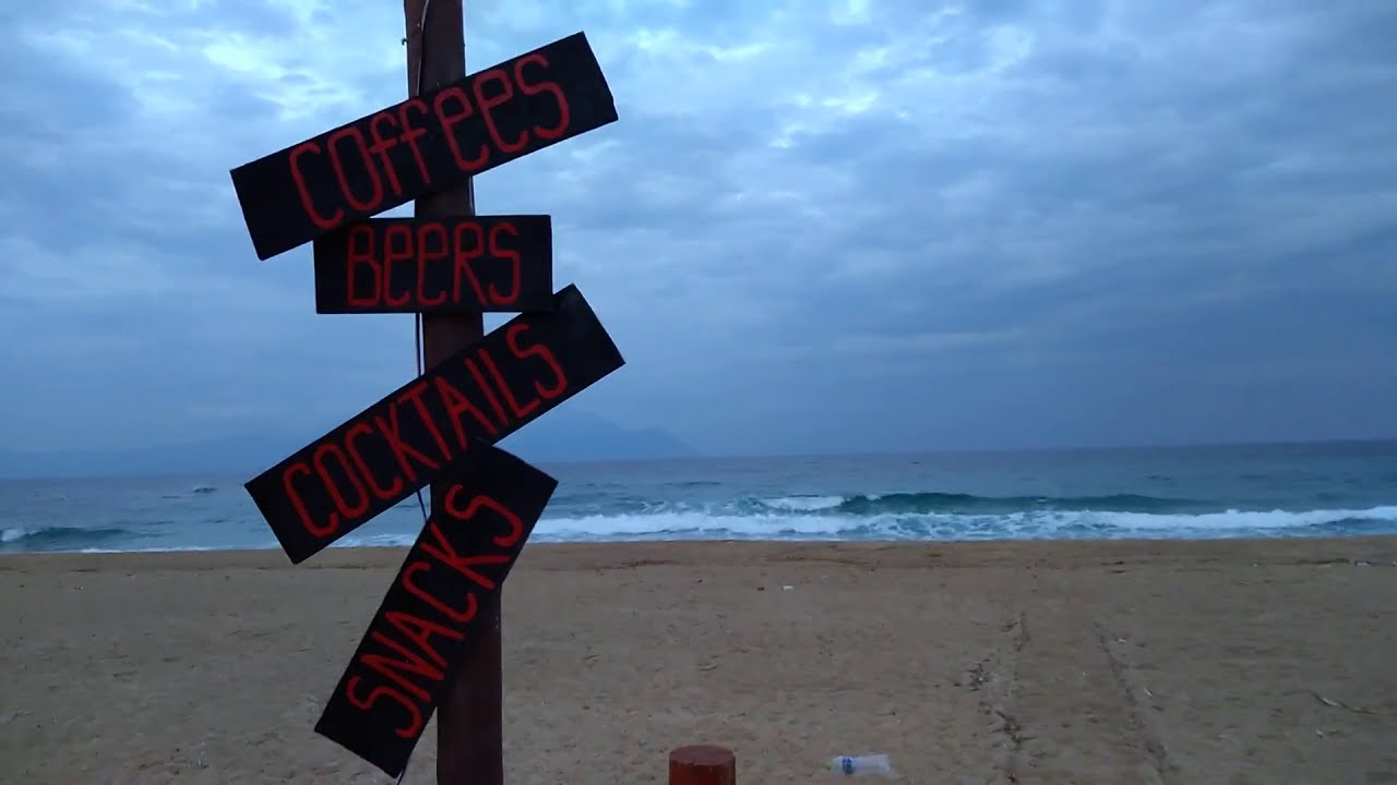 Sarti tengerpart, sétáló utca (Görögorság, Sithonia)