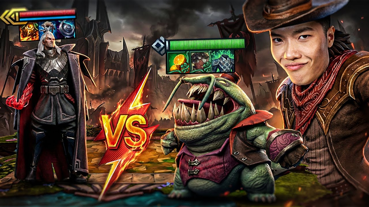 CUỘC CHIẾN TAHM KENCH 3 ĐỒ QUỶ VS SWAIN 3 SAO CỰC CĂNG
