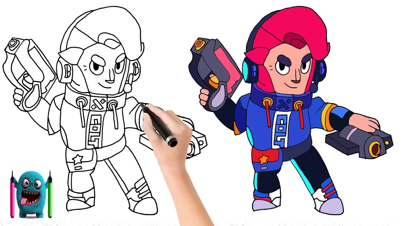 Mücadeleci (Challenger) Colt Çizimi How to Draw Brawl Stars