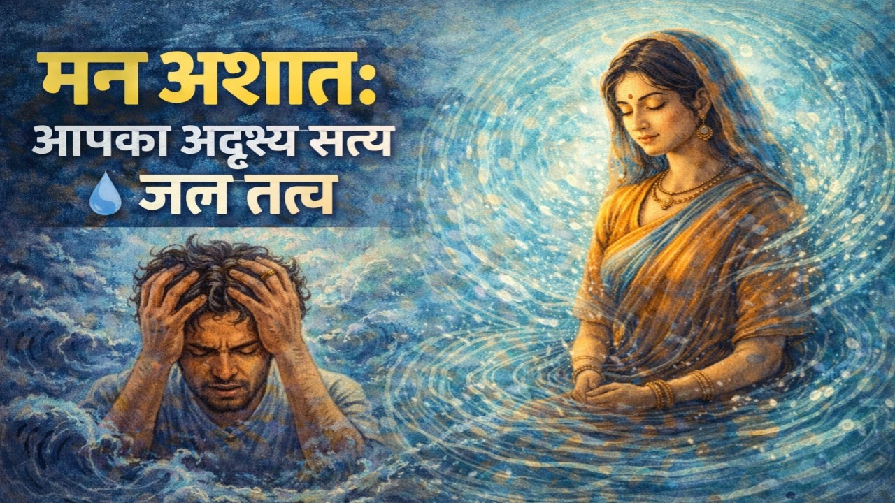 🌊 मन अशांत है? | जल तत्व का वह रहस्य जो कोई नहीं बताता…