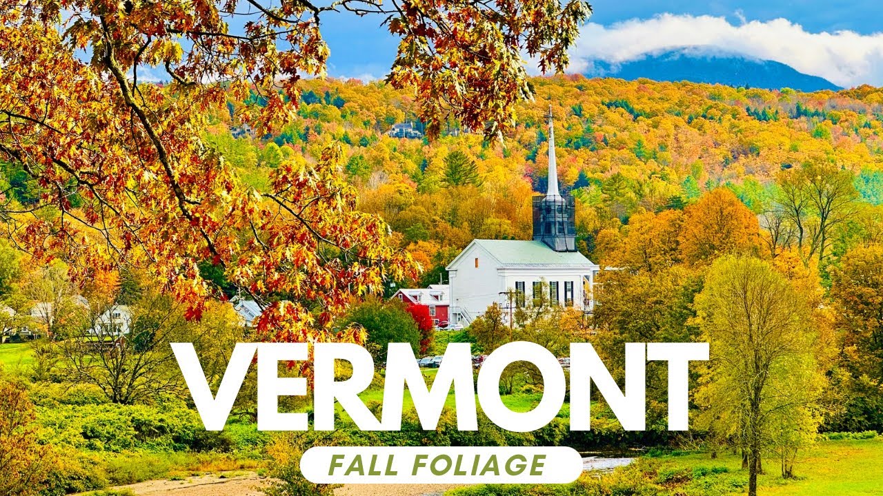 4K Fall Colors in Vermont 🍂 | Mesmerizing Autumn Walk Through New England’s Foliage Wonderland