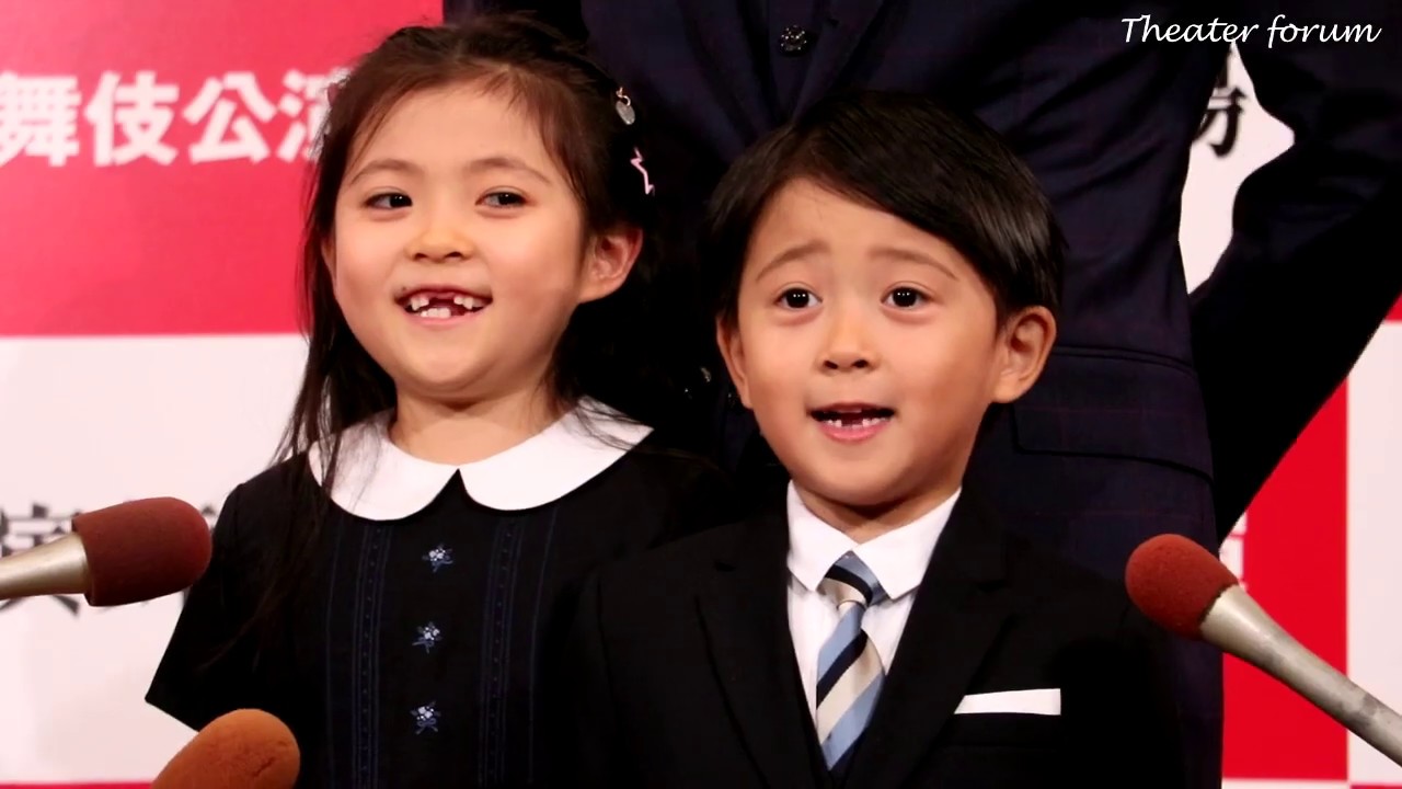 初春歌舞伎・会見に海老蔵親子３人が登壇