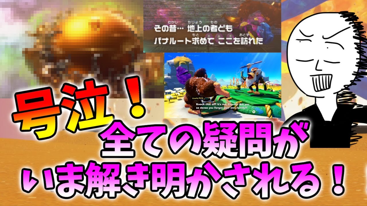【号泣】バナルートの正体を知り情緒不安定ハゲおじさんになってしまう　#14【ドンキーコングバナンザ】
