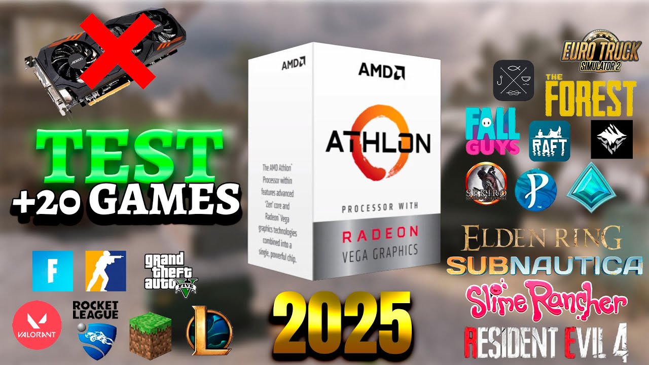 Athlon 3000G en 2026:Test Juegos