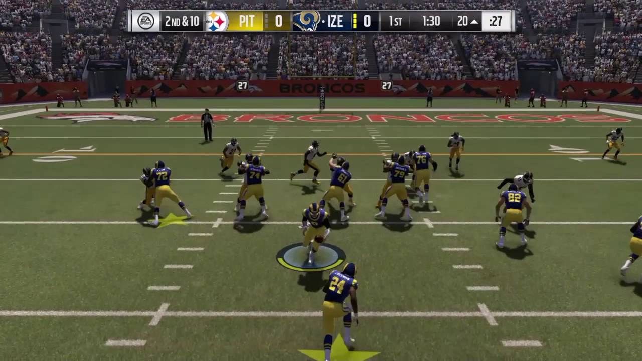 Madden 2017 UT Gauntlet Rushing Tutorial Steelers - How to scramble