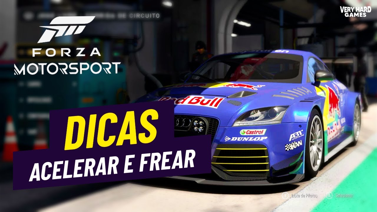 Forza Motorsport: Como acelerar e frear corretamente?