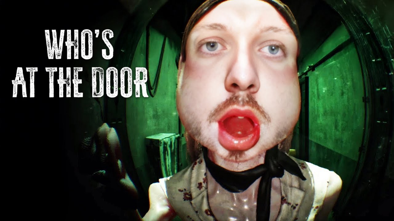 Lasqa пугается в Who's at the door? 🚪