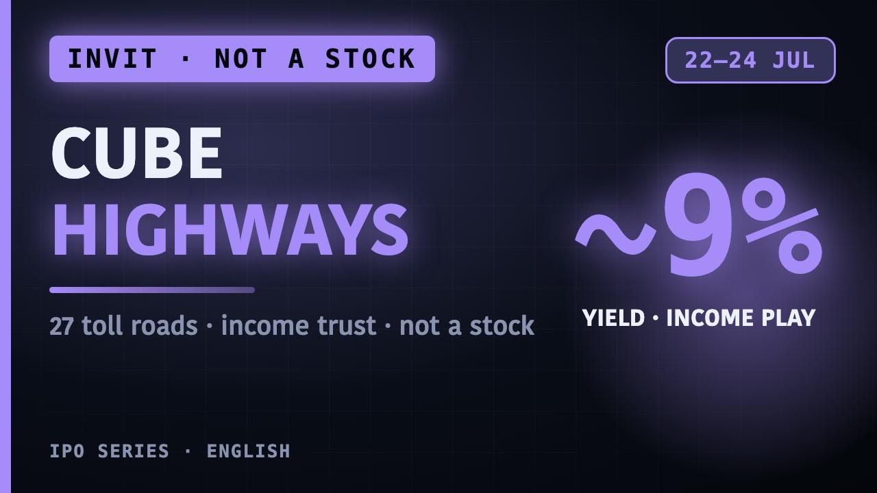 Cube Highways Trust InvIT Explained | ₹5,000 Cr, 27 Toll Roads, 9% Yield &mdash; Subscribe or Not?