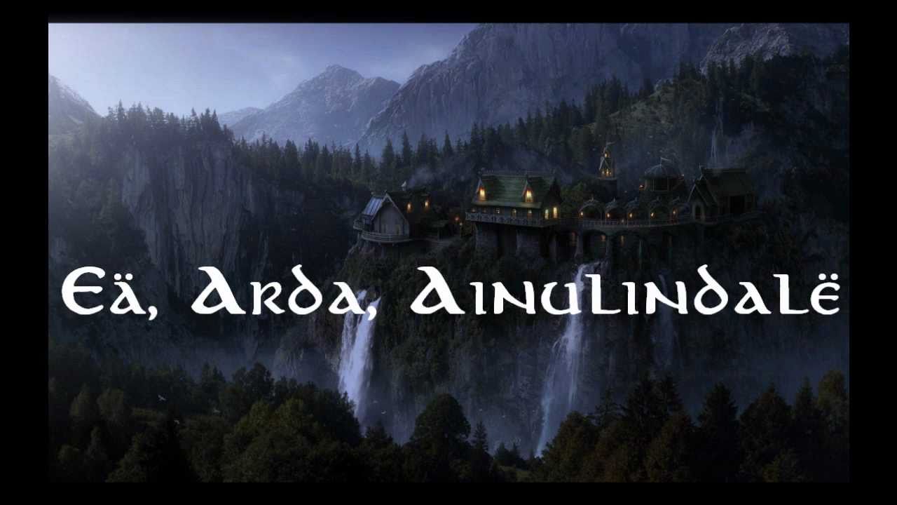 Lord of the Rings- Quenya Elvish