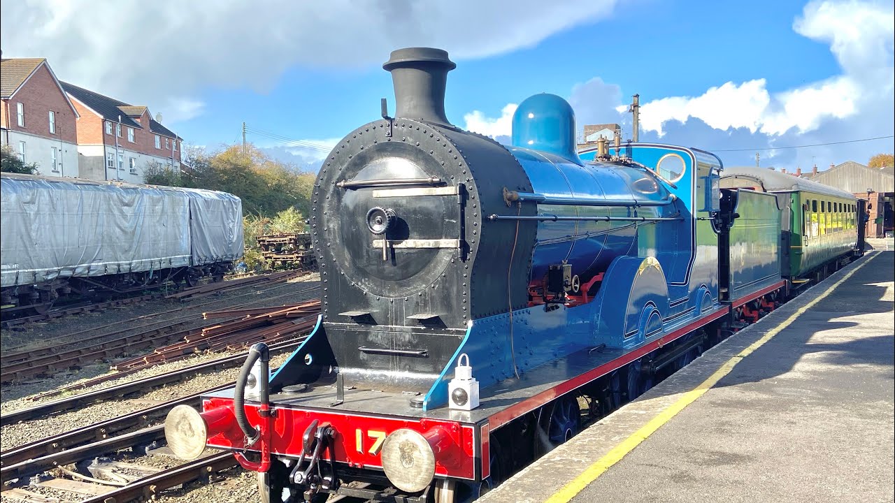 GNRI 171 Slieve Gullion hauls its first Public trains in 22 years at Whitehead Railway Museum