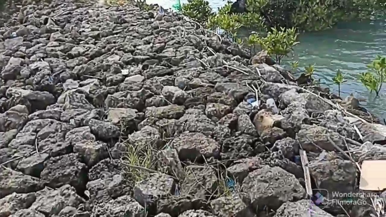 spot mancing landbase pulau karang jamuang