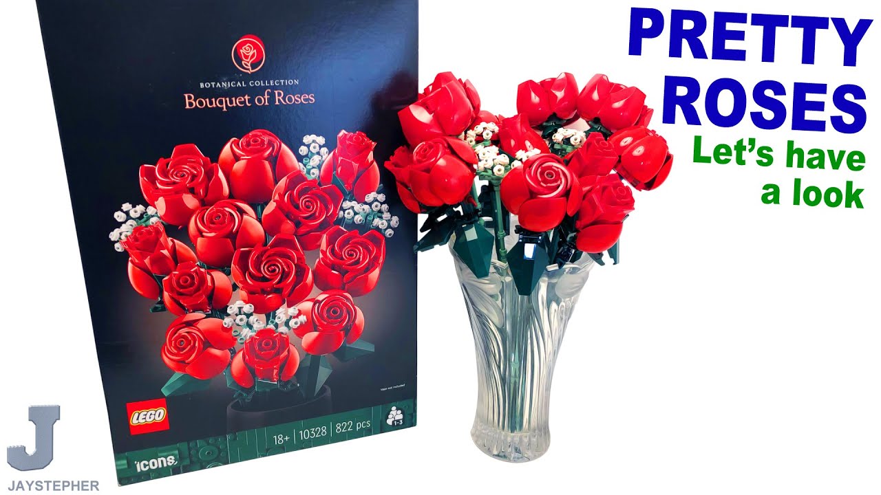 LEGO Icons 2024 Bouquet Of Roses 10328 Complete Unboxing & Review
