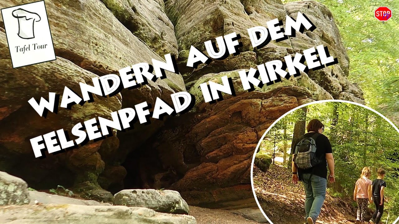 Tafeltour in Kirkel - Wanderung mit der Familie auf dem Felsenpfad