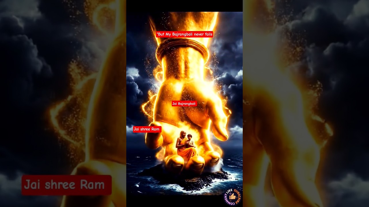 Ты никогда не одинок🙏 Чудесное спасение Ханумана 