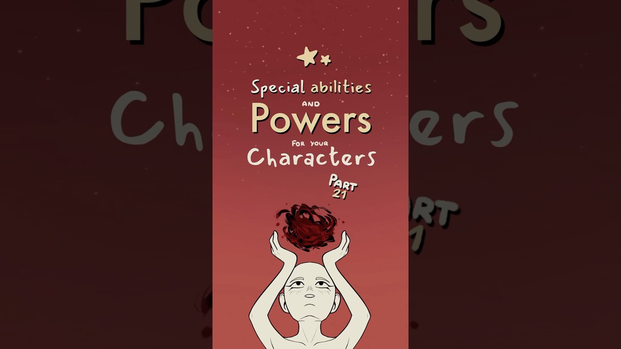 special ability and power ideas for your characters, part 21 🩸#writing #oc #originalcharacter #art