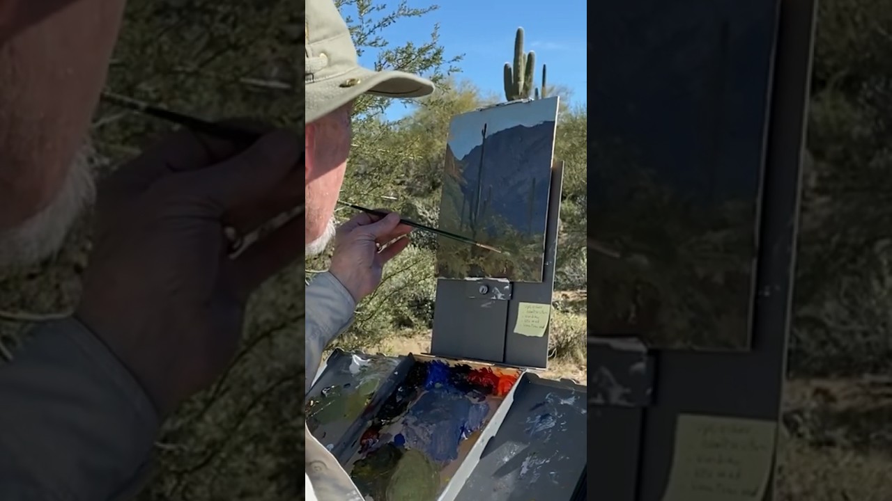 Skip Whitcomb - Painting Large Shapes. #pleinairpainting #art #painting