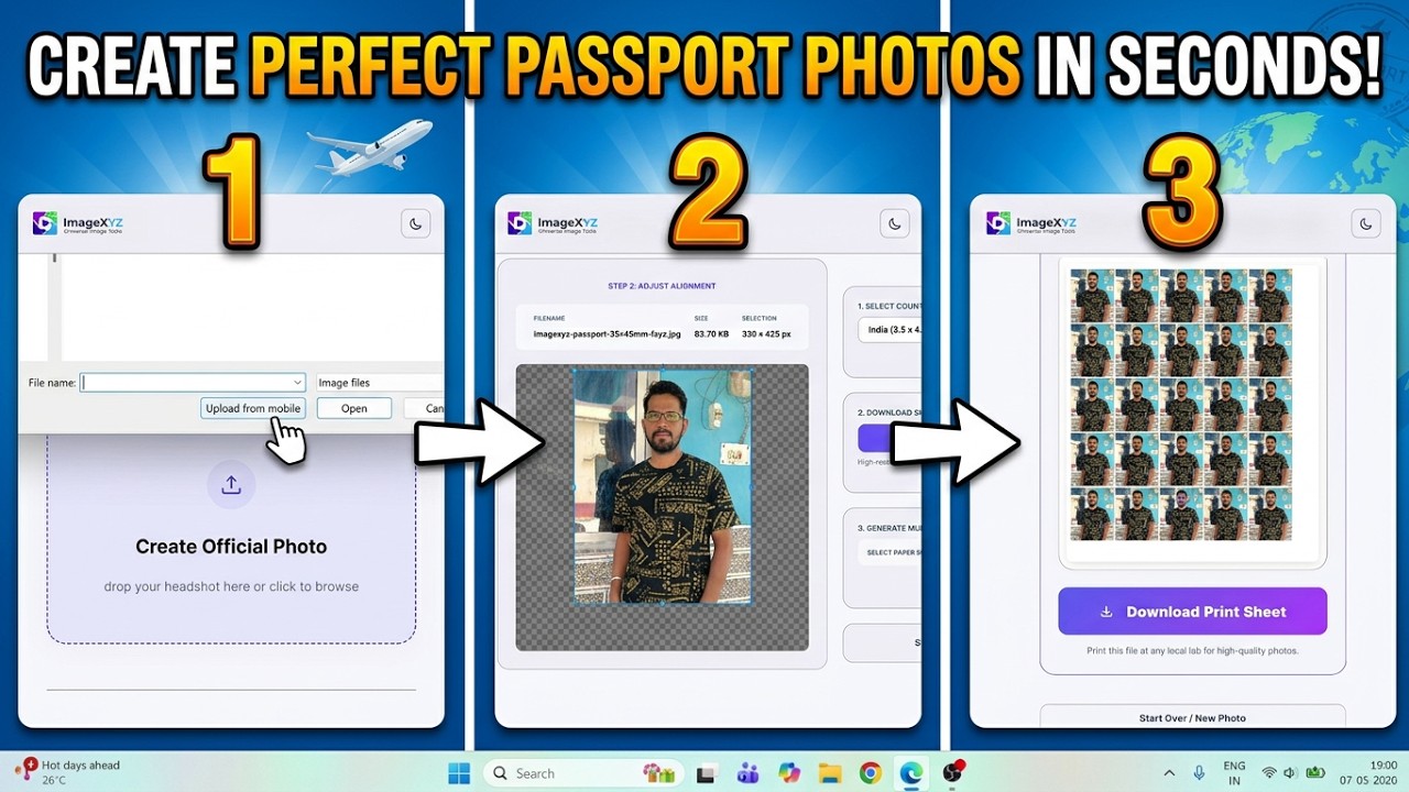 How to Make Passport Size Photo Online for Free