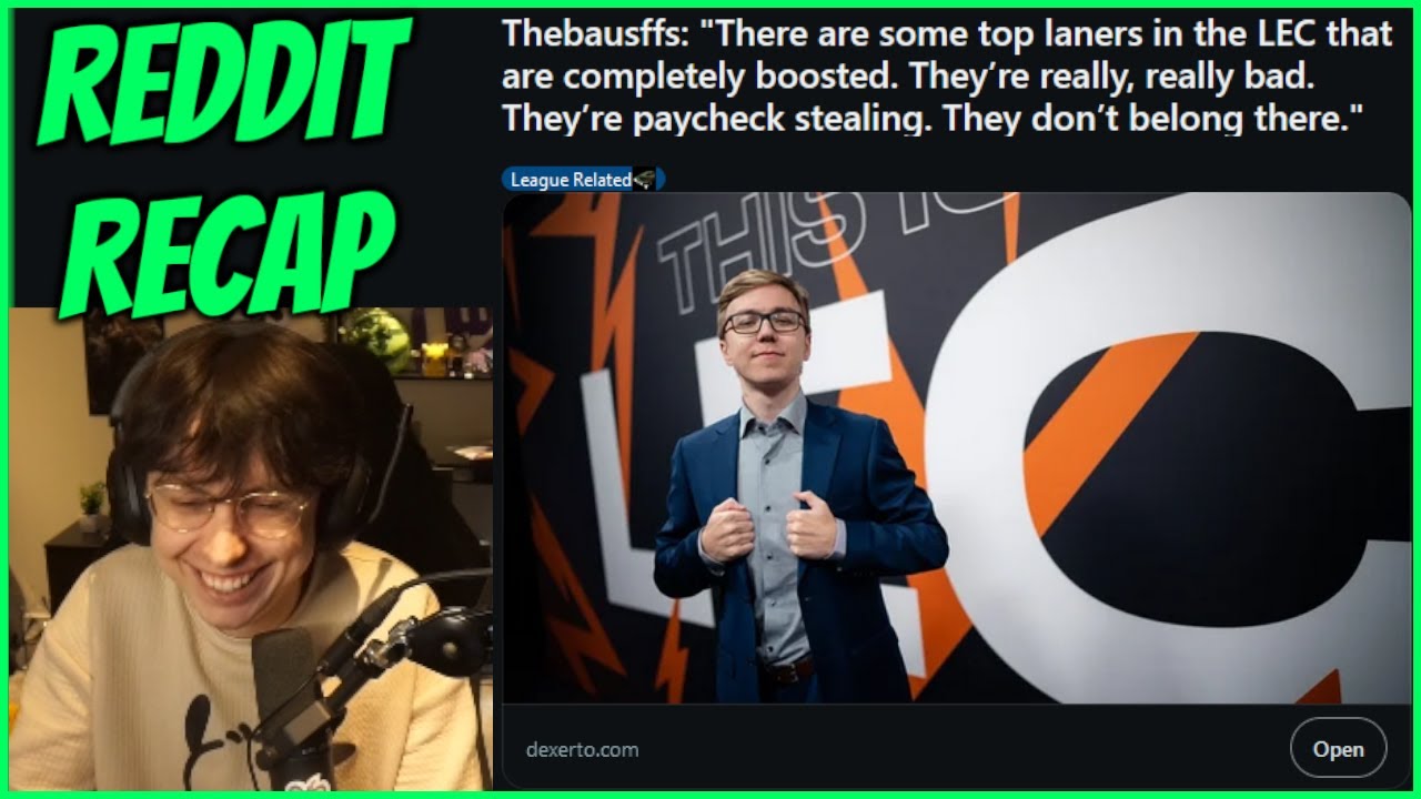 Caedrel Reacts To Baus' Unfiltered Interview | Reddit Recap