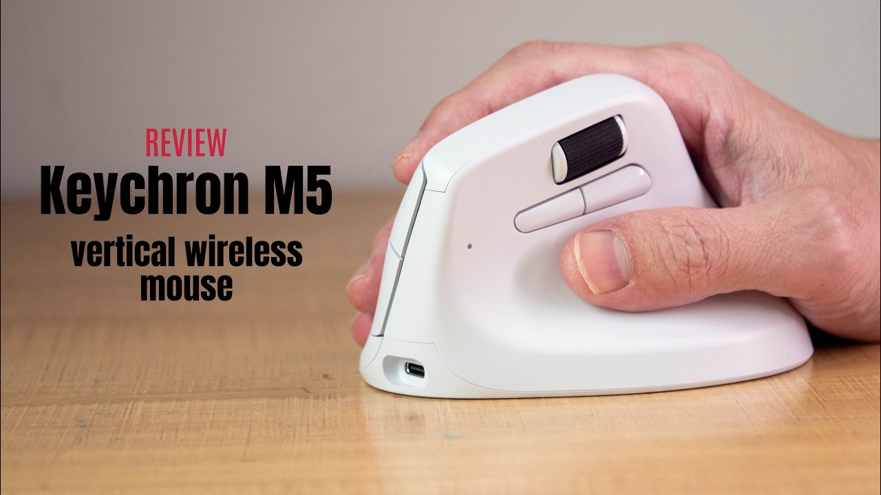 Обзор беспроводной вертикальной мыши Keychron M5: ХОРОШО