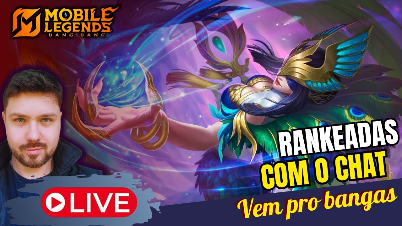 🔴AO VIVO | MOBILE LEGENDS | MAIN MID | RUMO AO GLÓRIA | !px | !id | !comandos