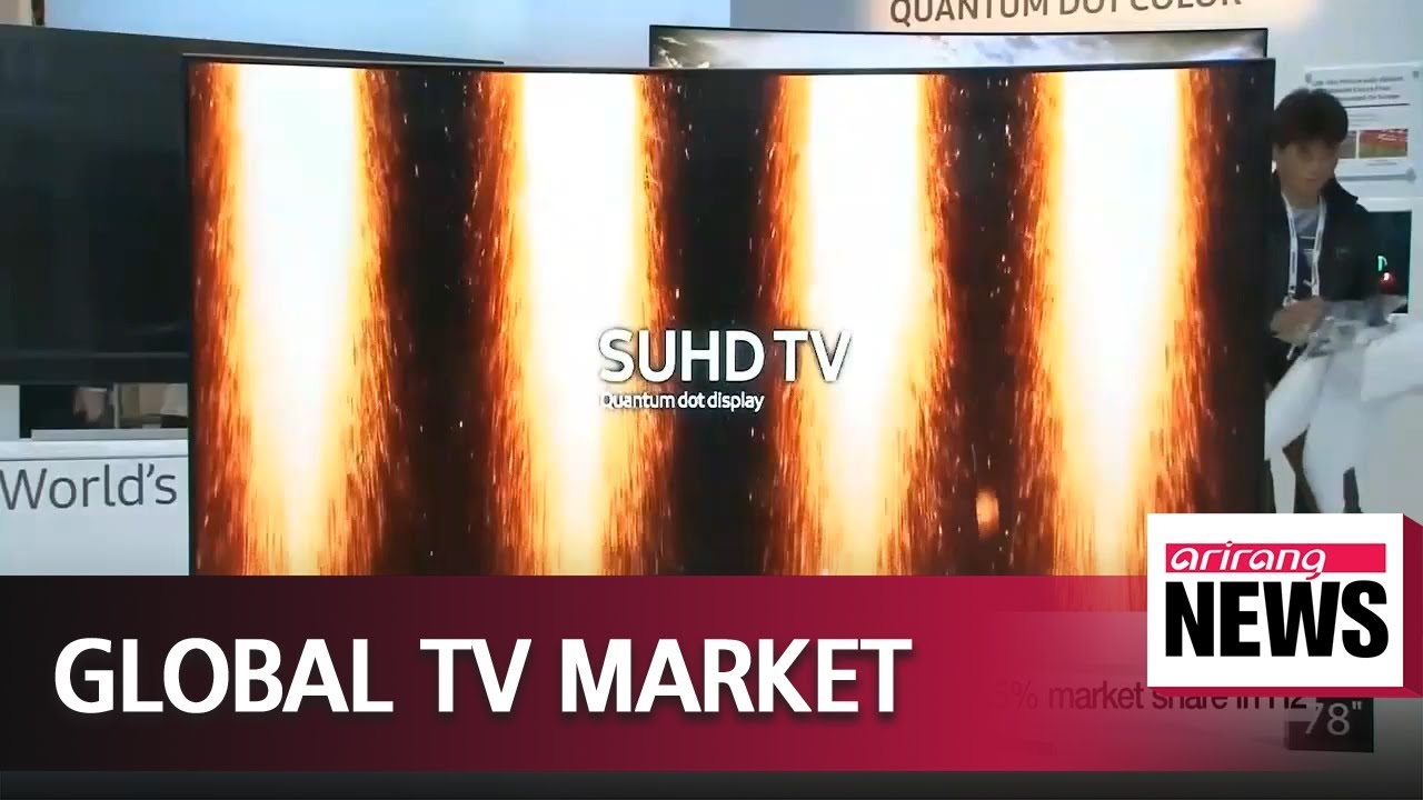 Samsung and LG dominate global TV market share in H2