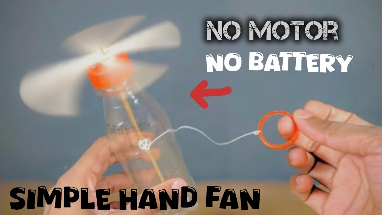 How to make a Fan use of bottle at home 