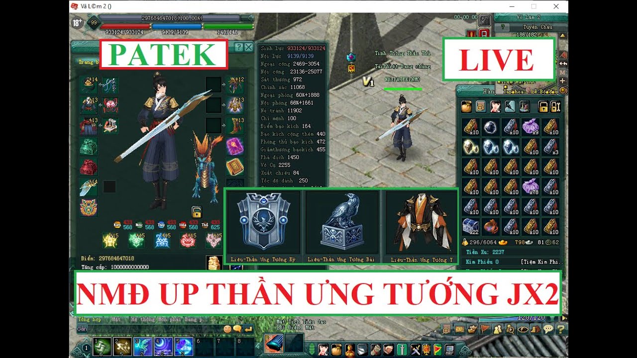 🔴[LIVE] NMĐ "PATEK" Up trang bị mới "THẦN ƯNG-TƯỚNG" chuẩn bị tháng 4 rực lửa -VLTK 2(VNG)