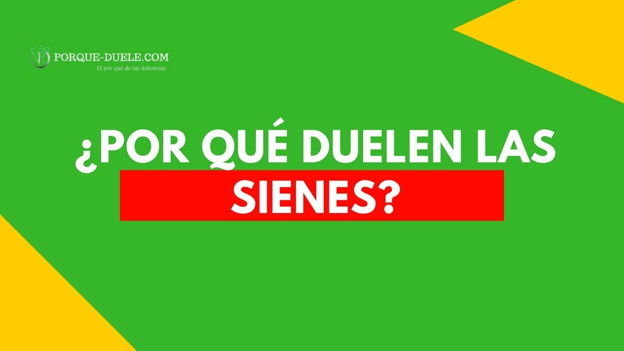 Por Qu&eacute; Duelen Las Sienes