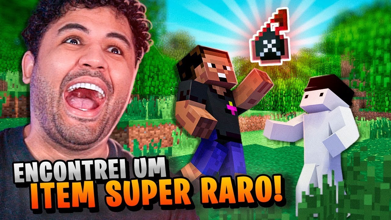 ENCONTRAMOS UM ITEM RARÍSSIMO NO MINECRAFT - MINECRAFT S02 #75