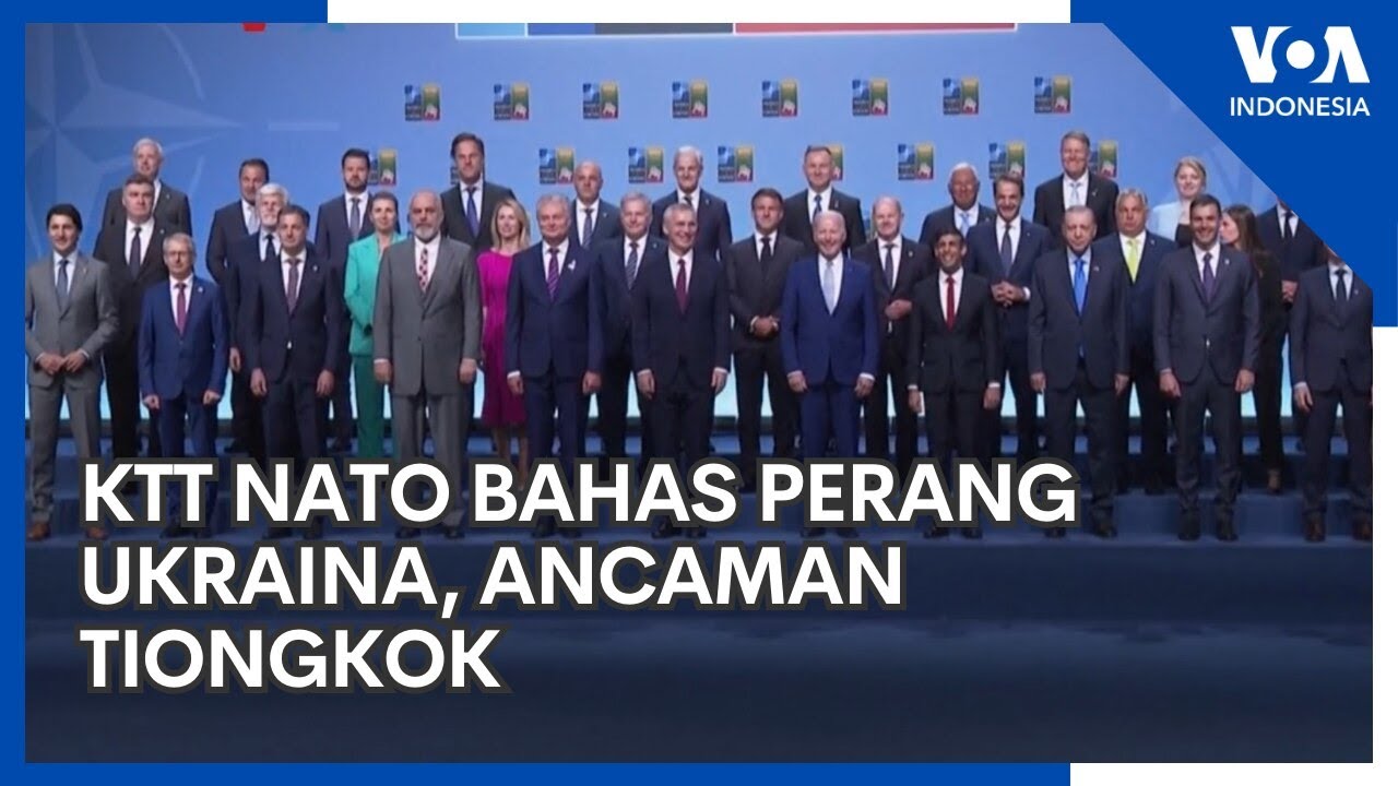 KTT NATO Bahas Perang Ukraina, Ancaman Tiongkok