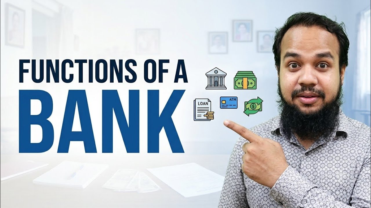 Functions of a Bank Explained 🔥 | Class 12 Economics | Banking Services You Must Know!