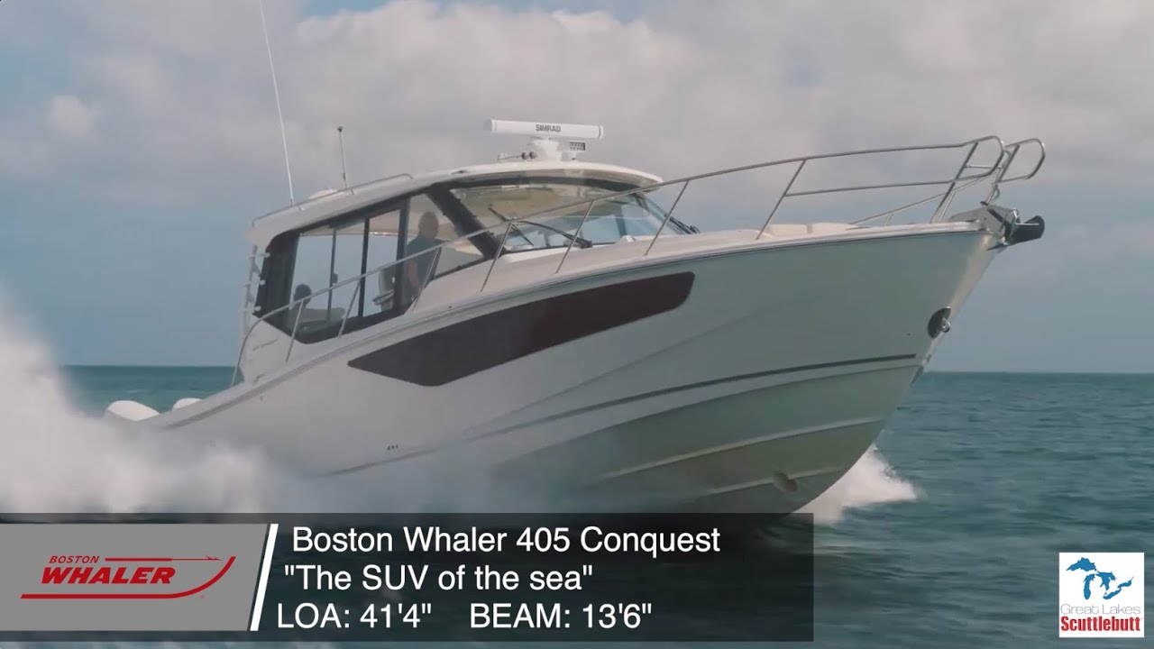 Boston Whaler's 405 Conquest at FLIBS 2025 | Great Lakes Scuttlebutt