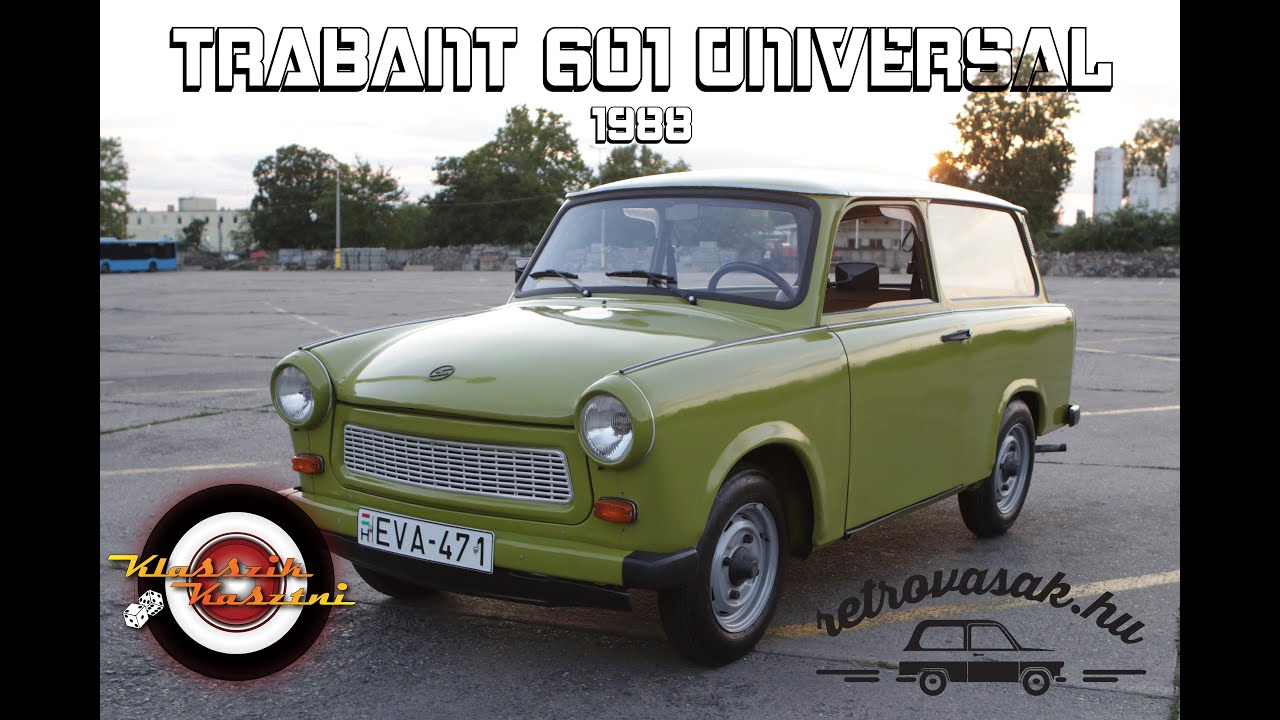 A MERKÚR-tól sem érkezett szebb Trabi 💚💨 | 1988 Trabant 601 Universal | Klasszik Kasztni [ENG. sub.]