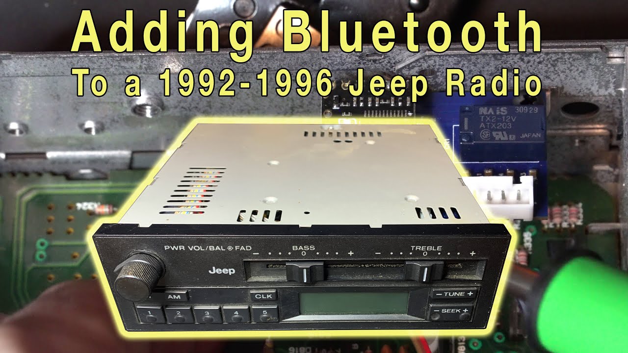 Installing the Bluestoothilizer - Adding Bluetooth to 1992-1996 Jeep radios