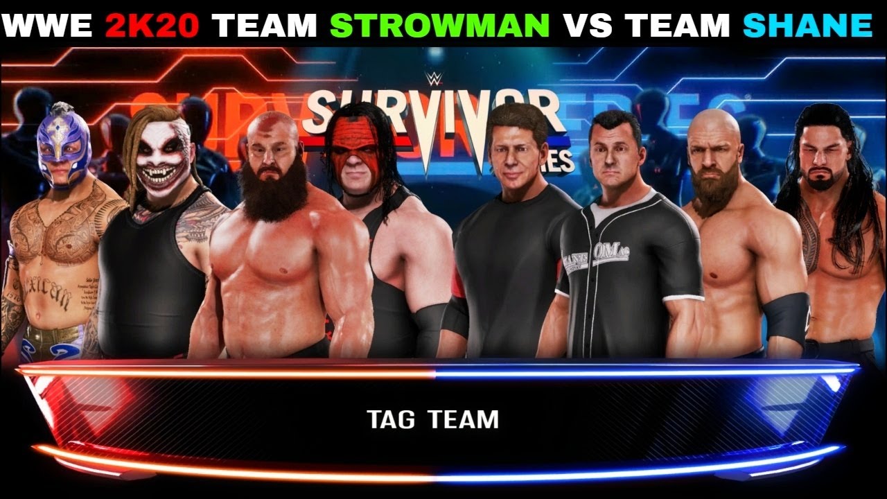 WWE 2K20 'Team Strowman VS Team Mcmahon' Gameplay | WWE 2K20 COM VS COM Gameplay ||