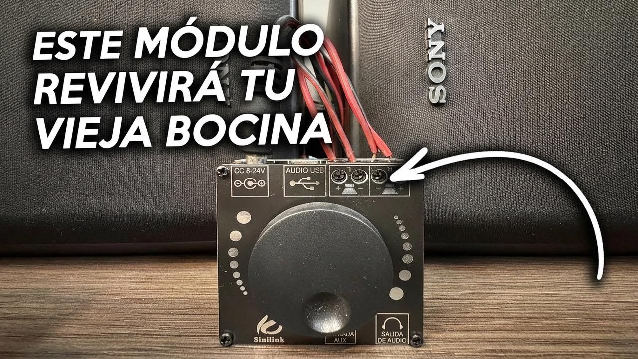 Convierte tus bocinas viejas en inalámbricas con este módulo Bluetooth
