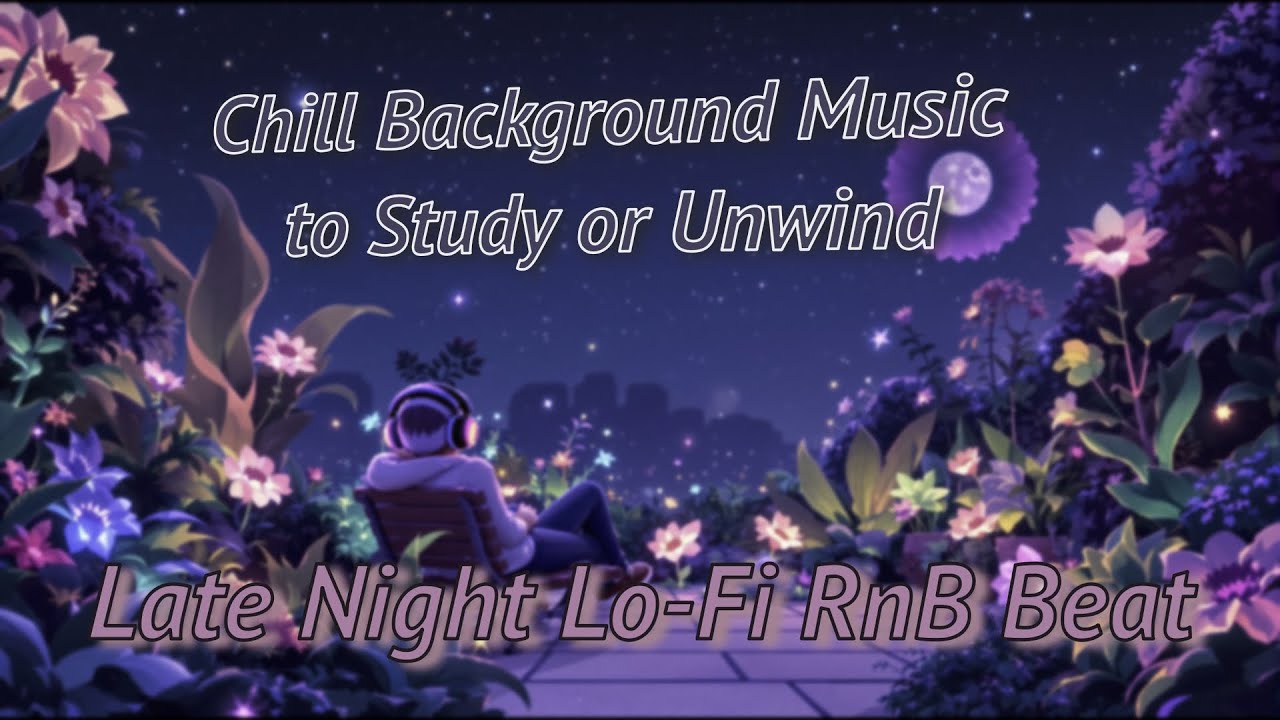 🎧 Late Night Lo-Fi RnB Beat | Chill Background Music to Study or Unwind