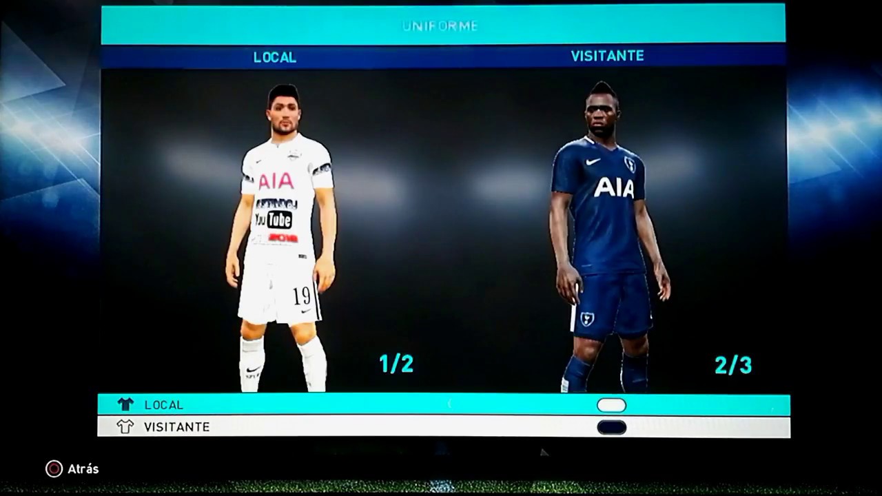 PES 2018 importar Kits creado a la consola