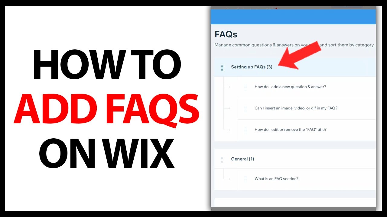 How to Add FAQs on Wix in 2025