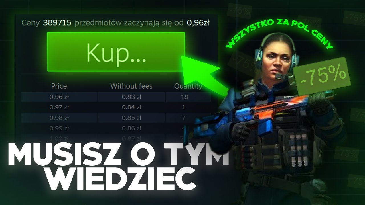 Jak kupować przedmioty na rynku steam taniej! |Poradnik 2024|